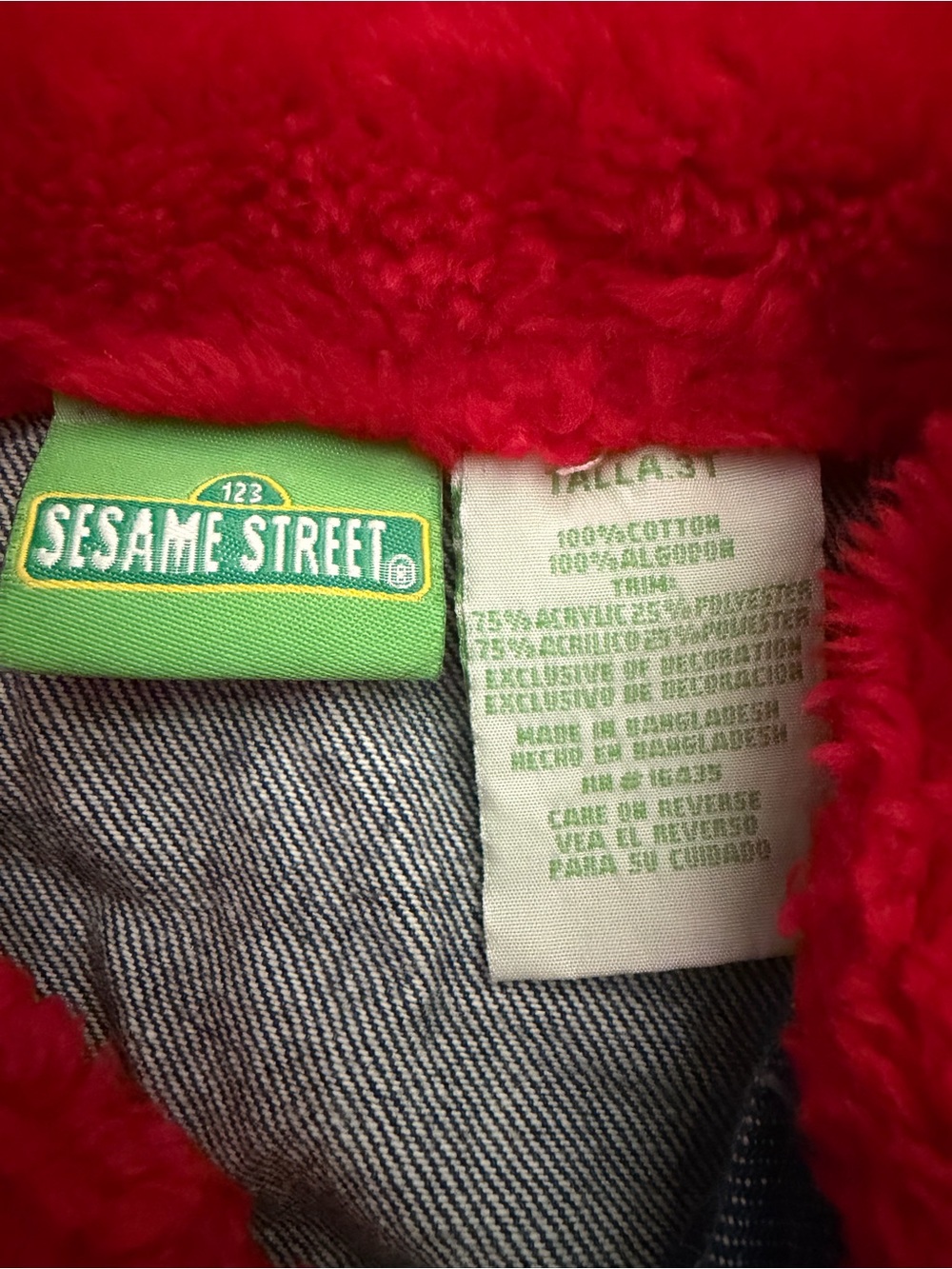 Sesame Street Denim Jacket - Picture 2 of 2